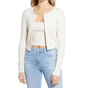 Reformation Ruby Cardigan Set Bone Size M